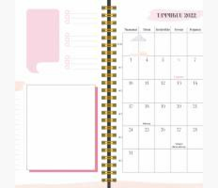 Burde Kalender/Kalenteri Life Planner 2022 » Toppen
